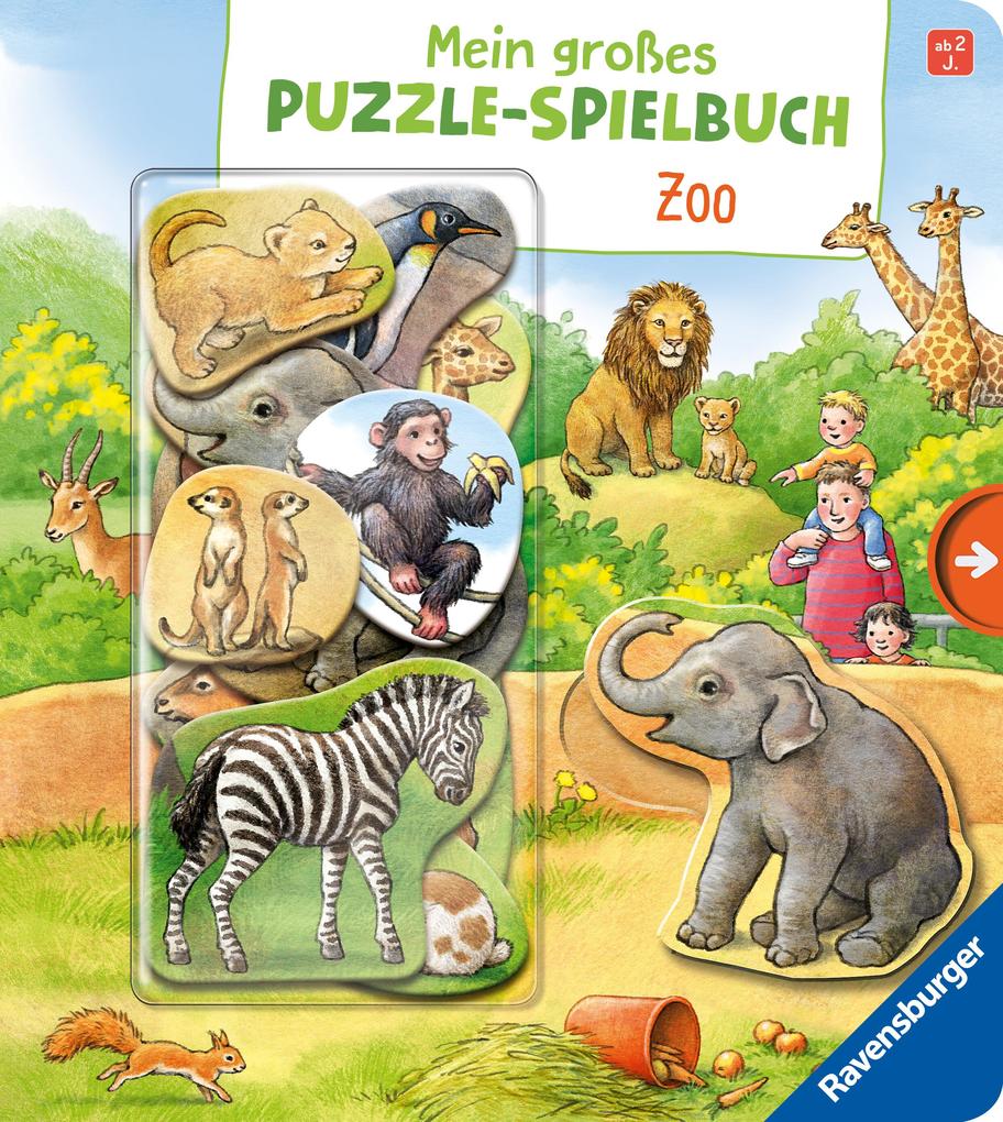 Image of Mein großes Puzzle-Spielbuch Zoo