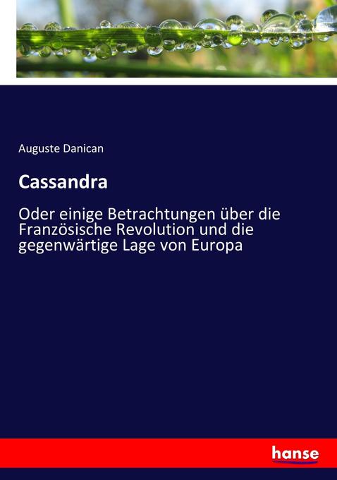Cassandra - Auguste Danican