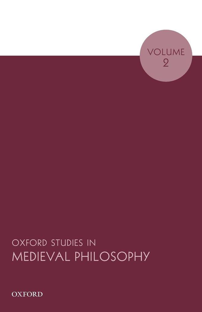 OXF STUDIES MEDIEVAL PHILOS V2 OSMP P