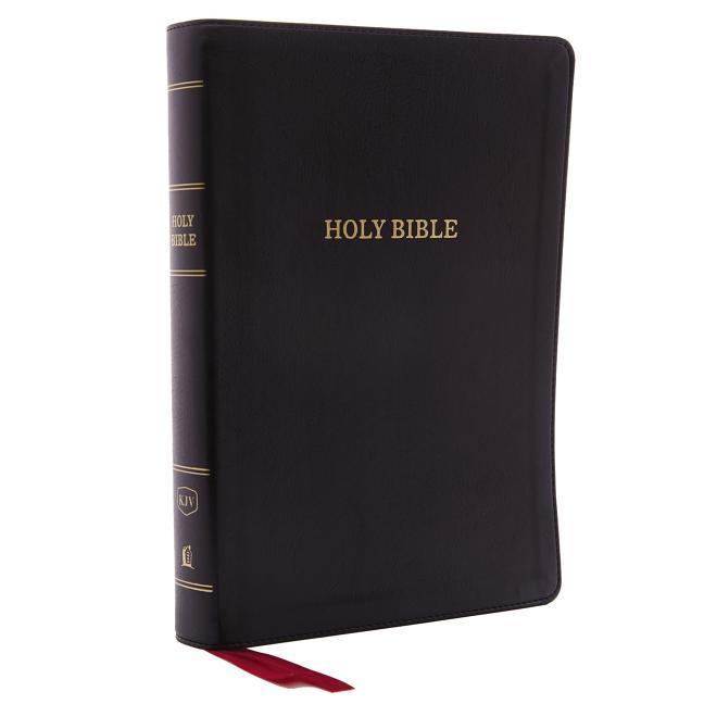 KJV Deluxe Reference Bible Giant Print Imitation Leather Black Red Letter Edition