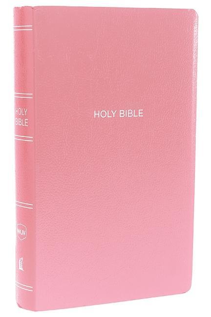 NKJV Gift and Award Bible Leather-Look Pink Red Letter Edition