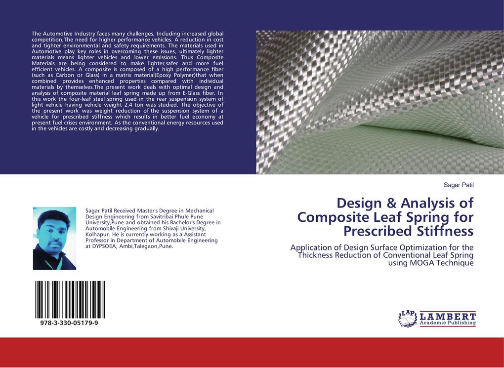 Design & Analysis of Composite Leaf Spring for Prescribed Stiffness