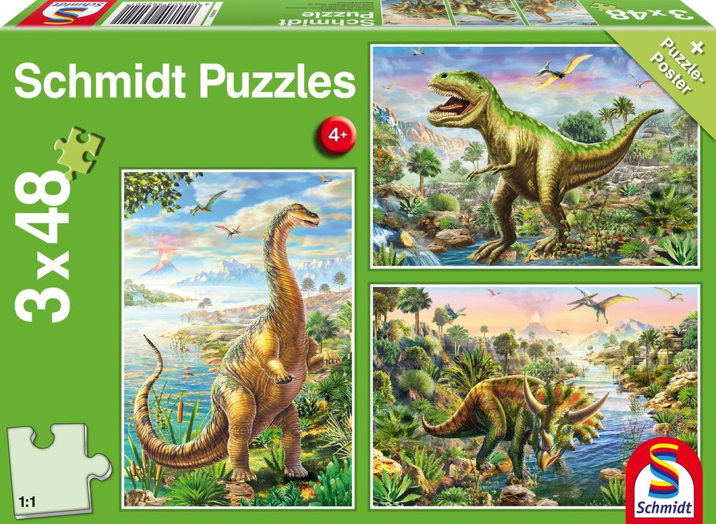 Image of Abenteuer mit den Dinosauriern (Kinderpuzzle)