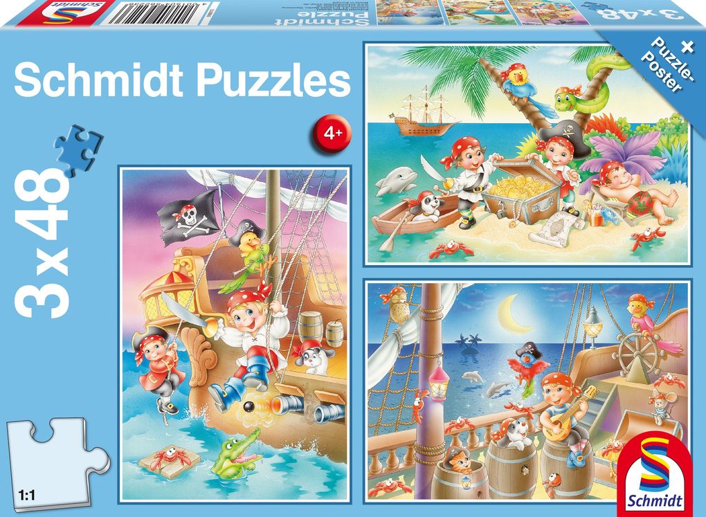 Image of Schmidt Spiele - Piratenbande 48 Teile