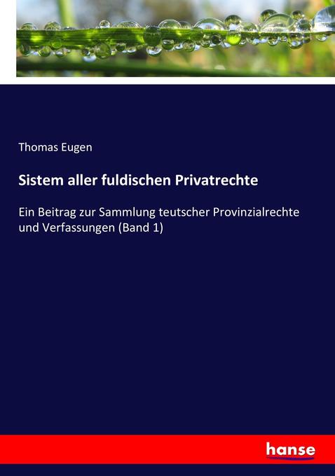 Sistem aller fuldischen Privatrechte