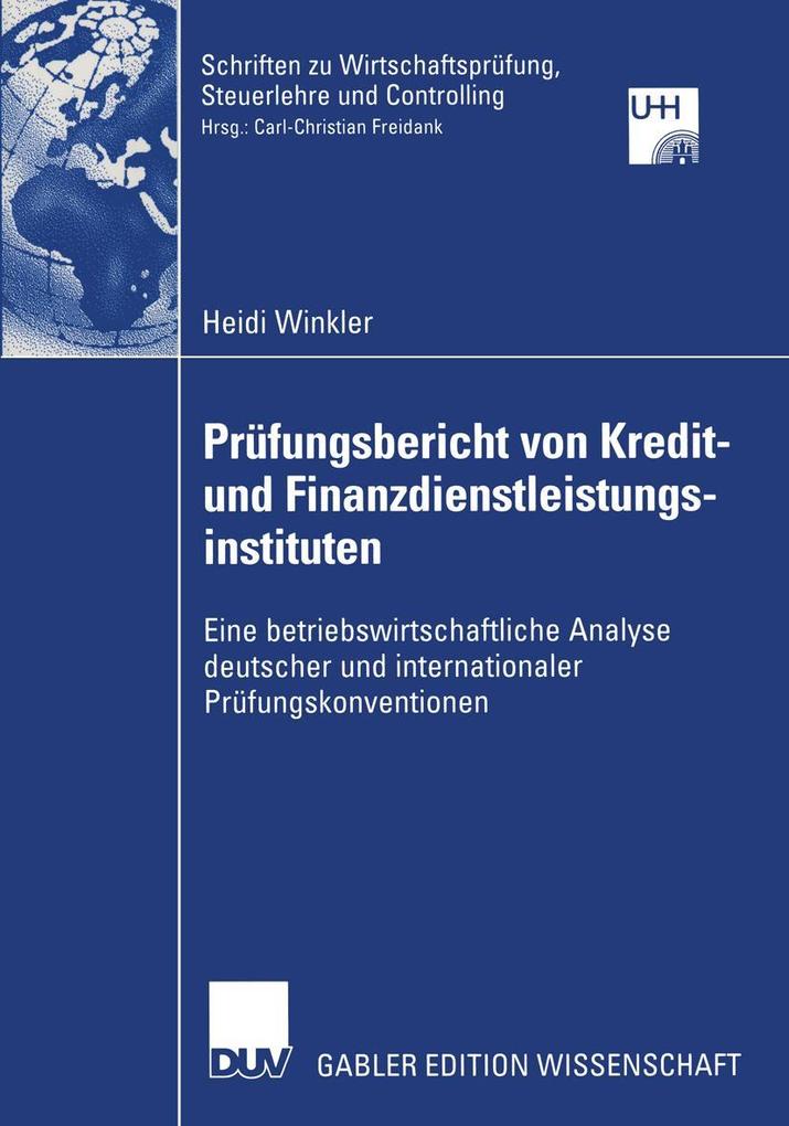 Prüfungsbericht von Kredit- und Finanzdienstleistungsinstituten