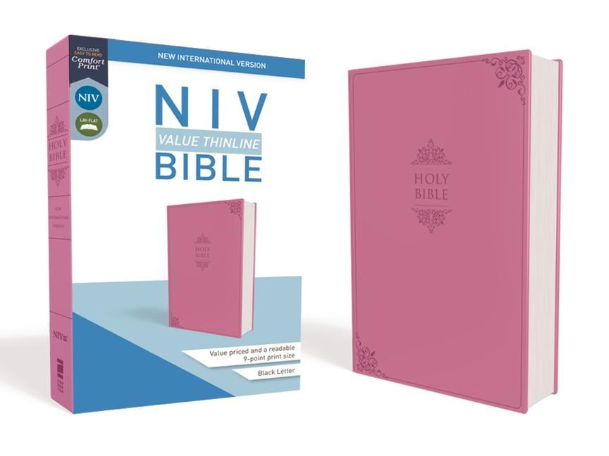 Zondervan Niv Value Thinline Bible Imitation Leather Pink