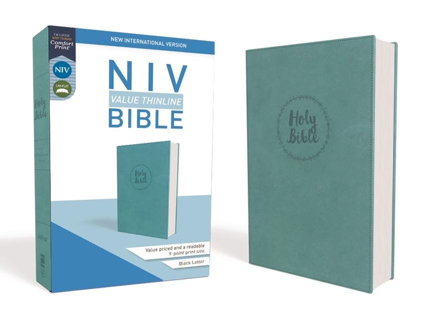 NIV Value Thinline Bible Imitation Leather Blue