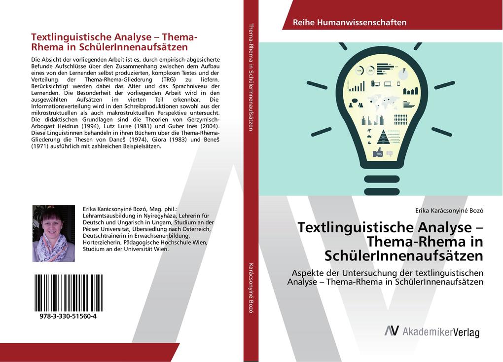 Textlinguistische Analyse - Thema-Rhema in SchülerInnenaufsätzen