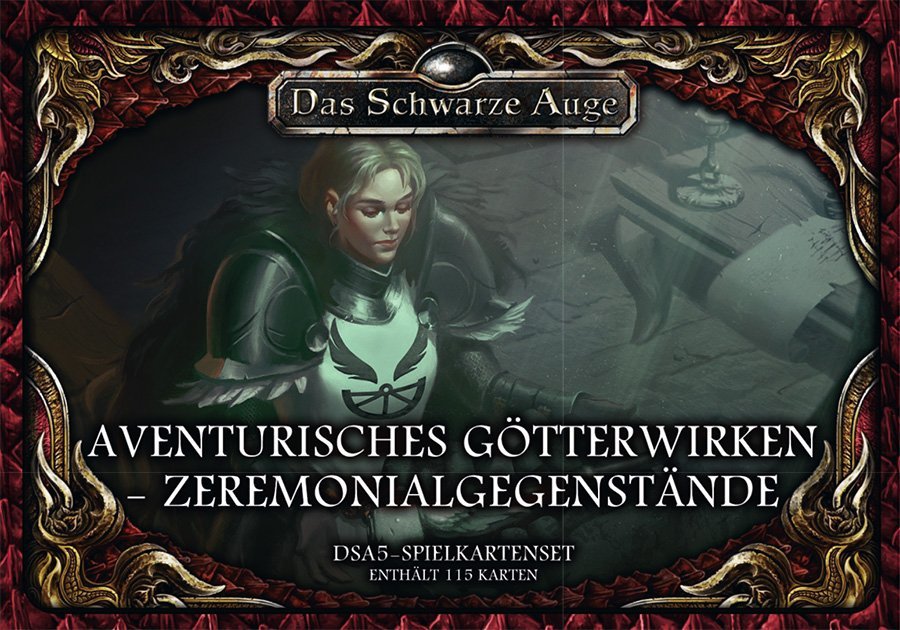 Image of Das Schwarze Auge DSA5 Spielkartenset Aventurisches Götterwirken - Zeremonialgegenstände