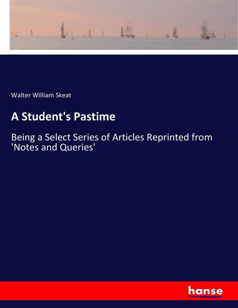 A Student's Pastime