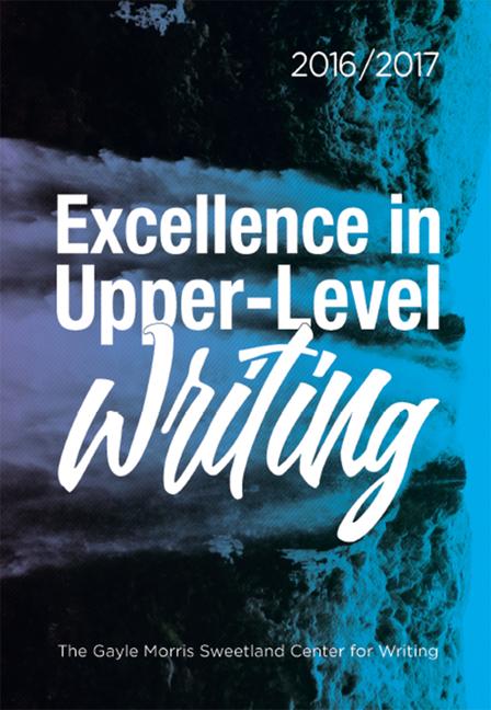Excellence in Upper-Level Writing 2016/2017