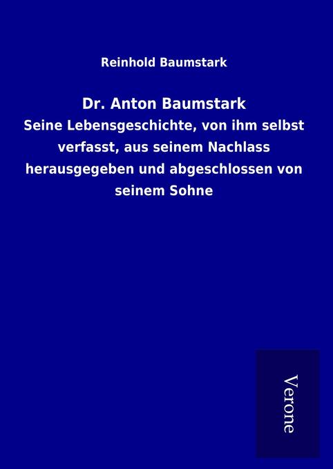 Dr. Anton Baumstark - Reinhold Baumstark