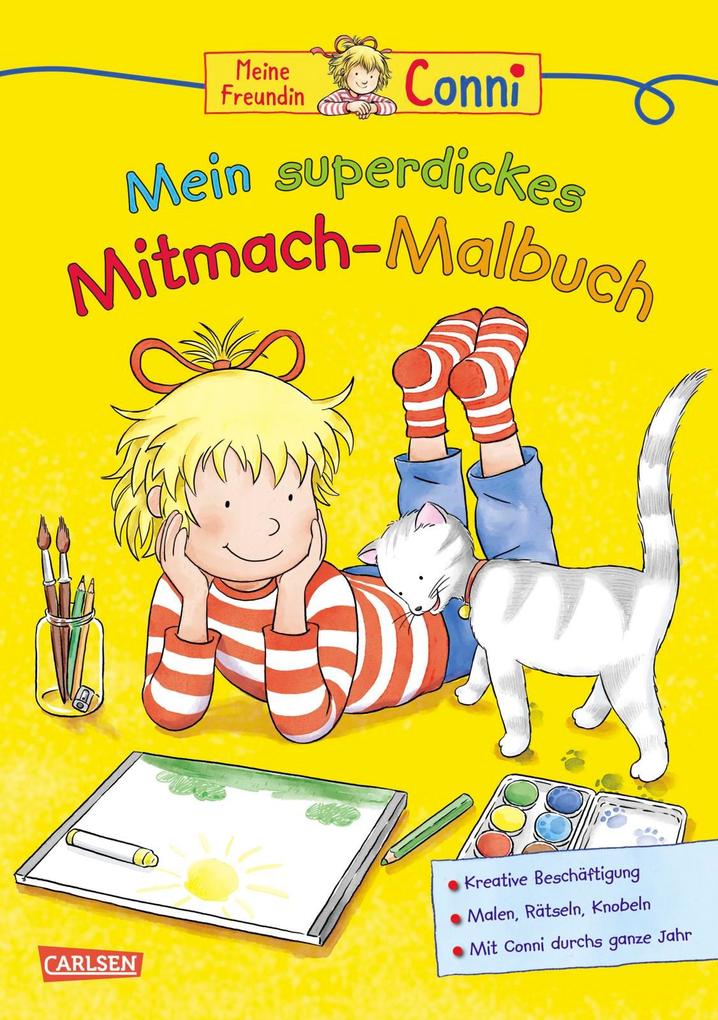 Image of Conni Gelbe Reihe: Mein superdickes Mitmach-Malbuch