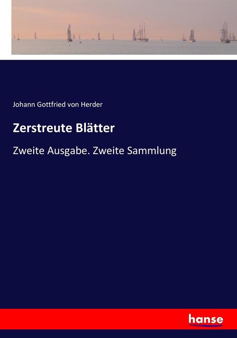 Zerstreute Blätter