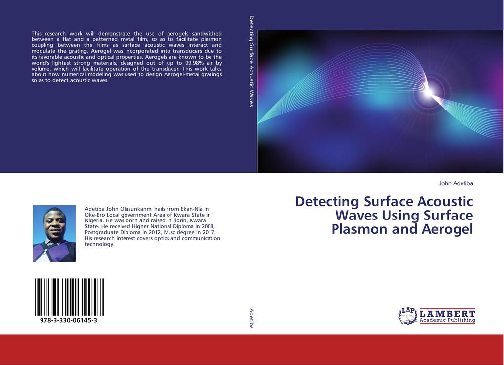 Detecting Surface Acoustic Waves Using Surface Plasmon and Aerogel