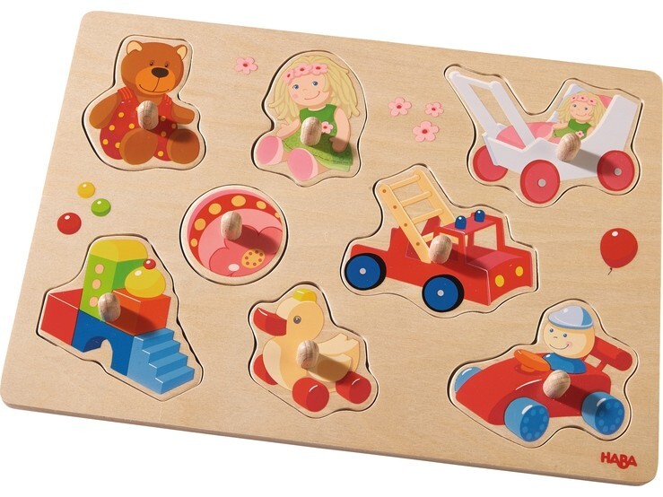 Image of HABA - Greifpuzzle Meine ersten Spielzeuge 8 Teile