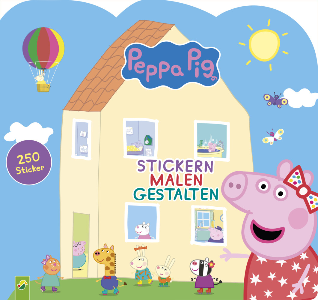 Image of Peppa Pig Stickern Malen Gestalten