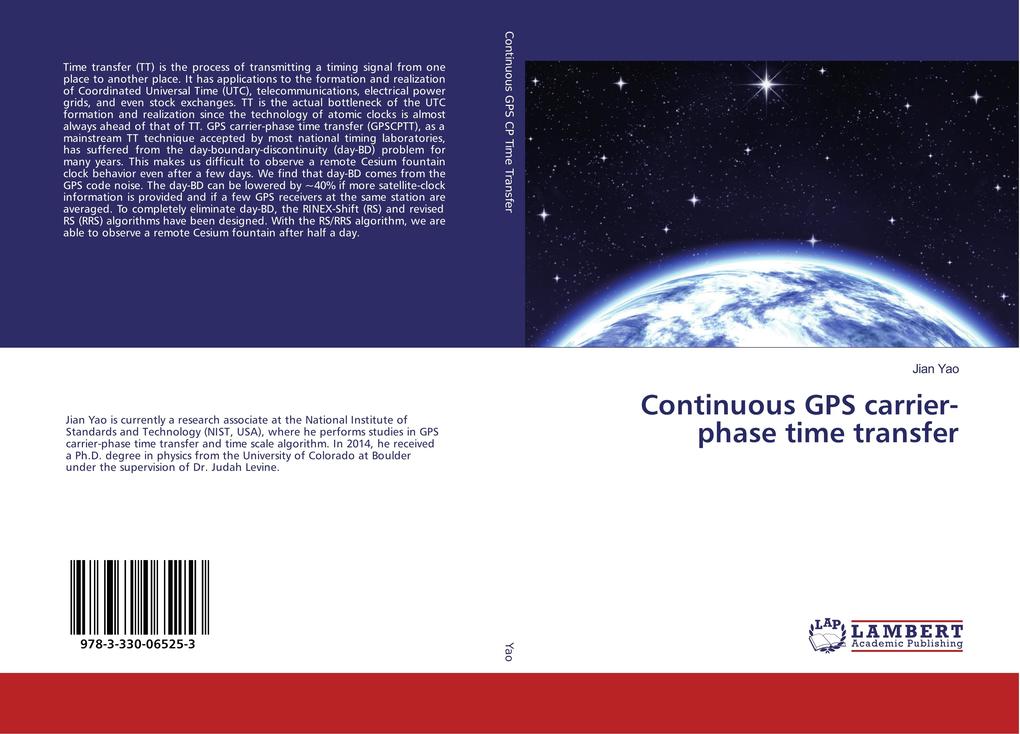 Continuous GPS carrier-phase time transfer