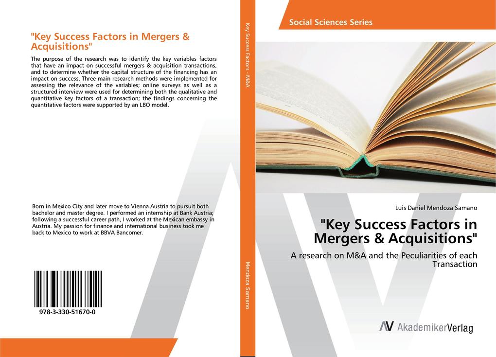 Key Success Factors in Mergers & Acquisitions