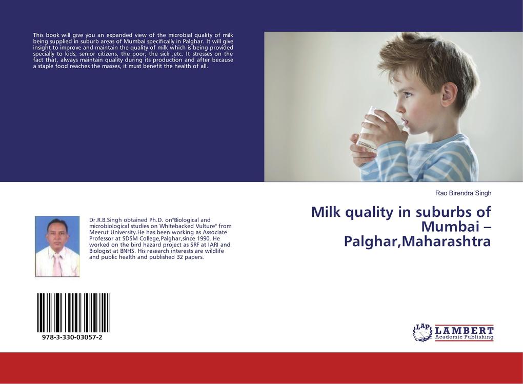 Milk quality in suburbs of Mumbai PalgharMaharashtra