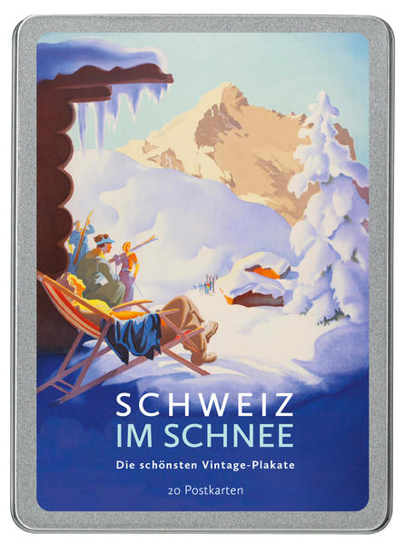 Schweiz im Schnee 20 Postkarten