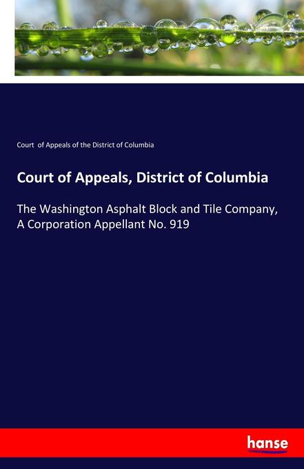 Court of Appeals District of Columbia