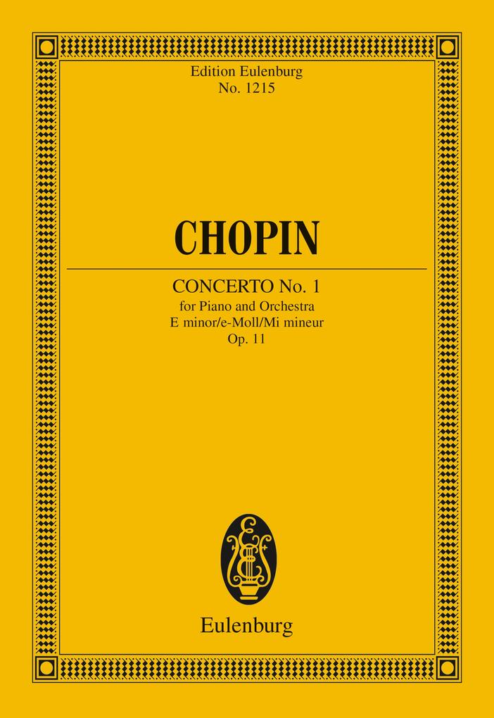 Piano Concerto No. 1 E minor - Frédéric Chopin