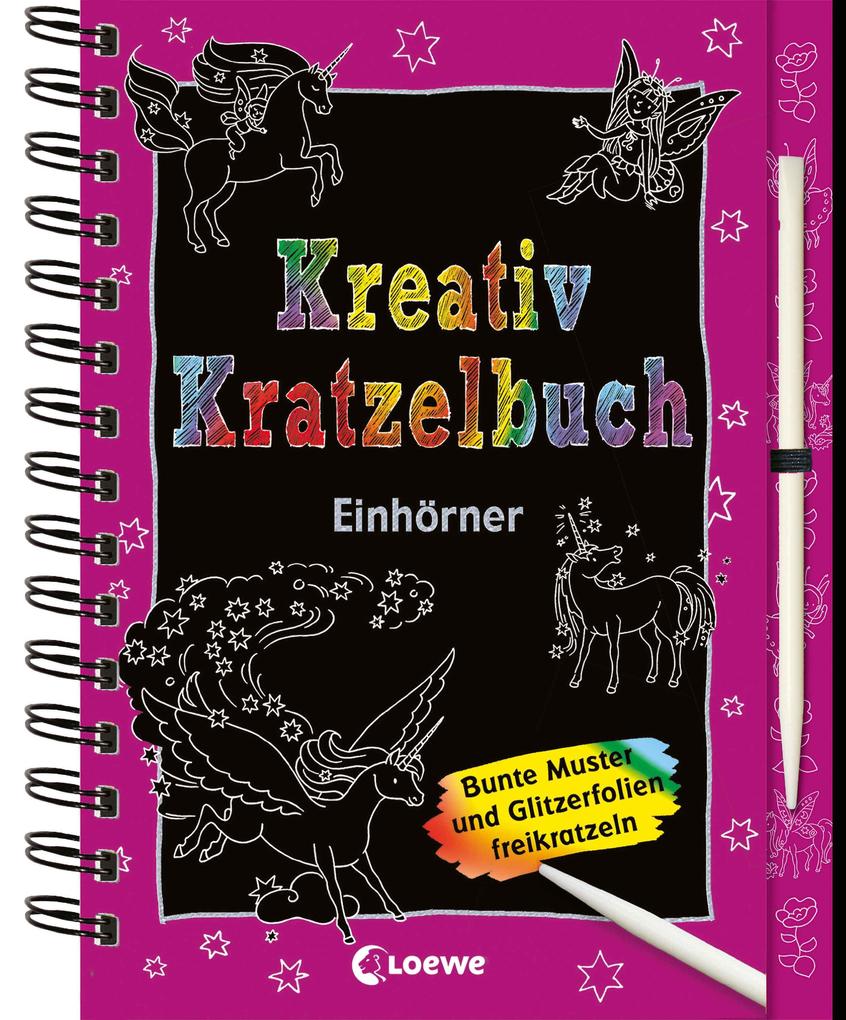 Image of Kreativ-Kratzelbuch: Einhörner