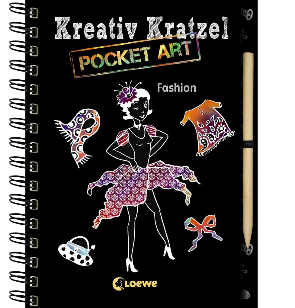 Image of Kreativ-Kratzel Pocket Art: Fashion