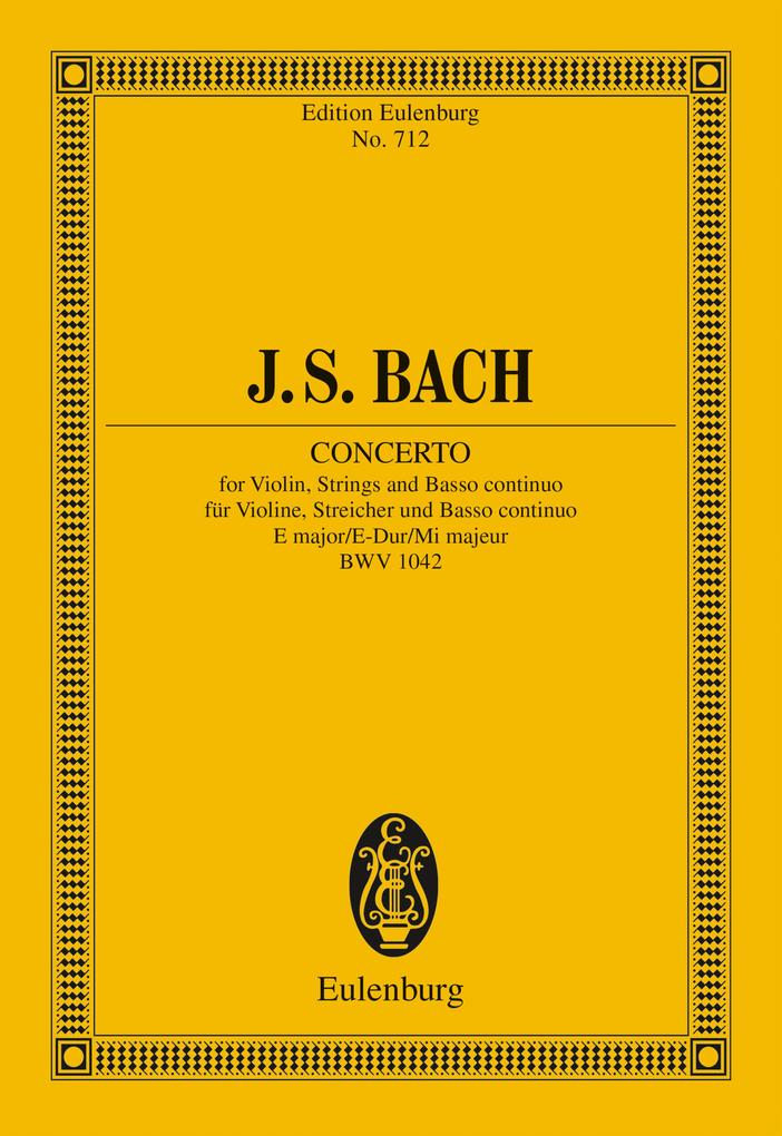 Violin Concerto E major