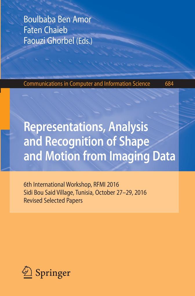 Representations Analysis and Recognition of Shape and Motion from Imaging Data