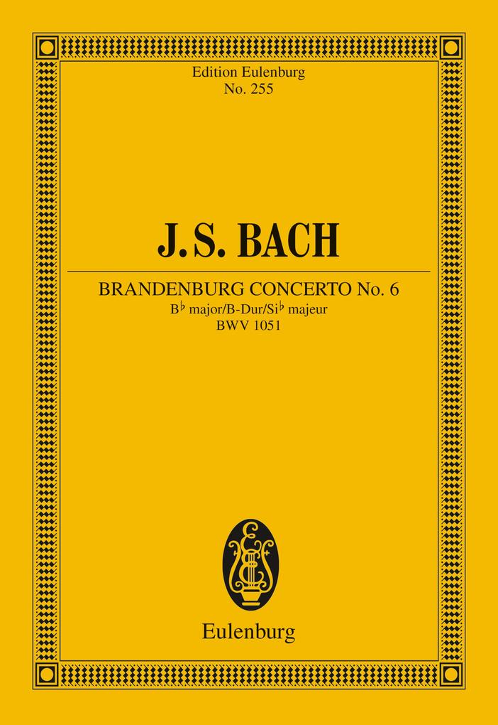 Brandenburg Concerto No. 6 Bb major