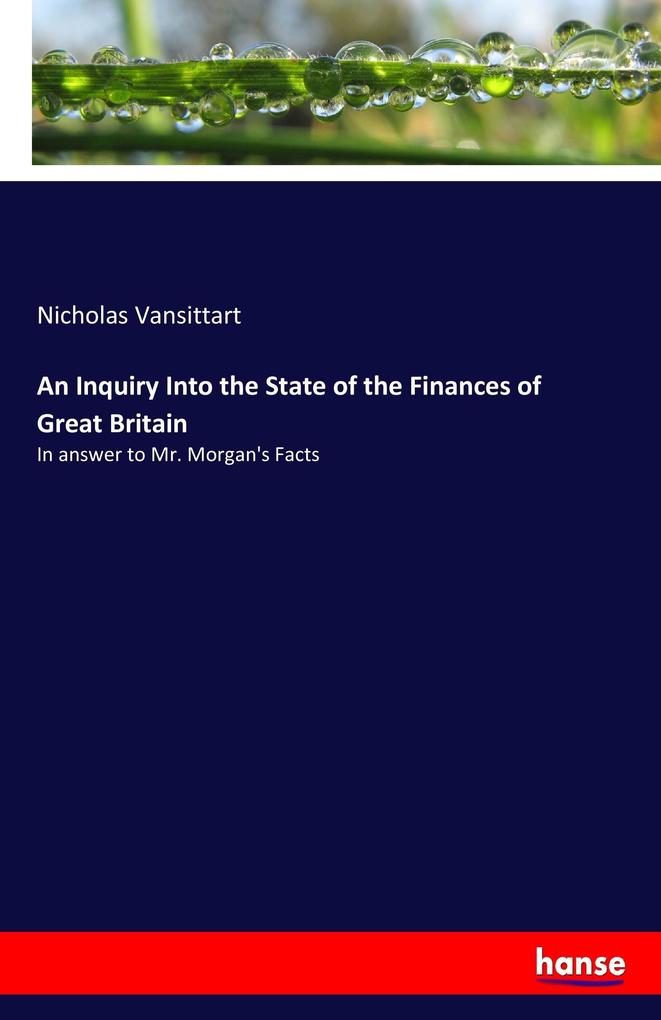 Image of An Inquiry Into the State of the Finances of Great Britain