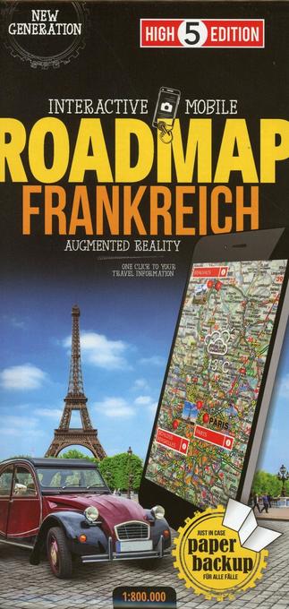 High 5 Edition Interactive Mobile Roadmap Frankreich. France