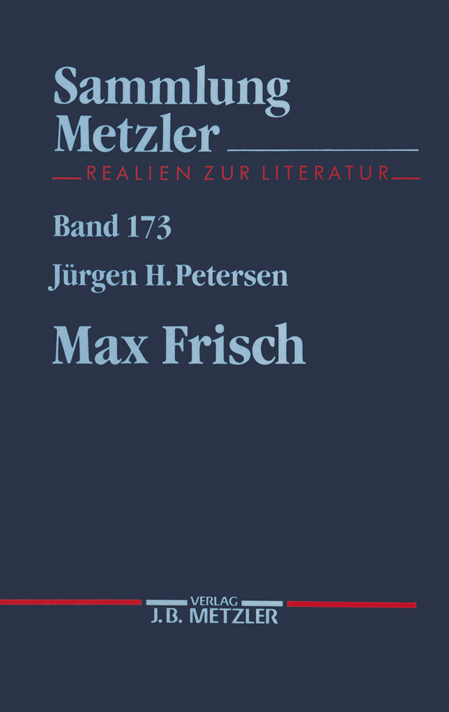 Max Frisch als eBook Download von Jürgen H. Petersen - Jürgen H. Petersen