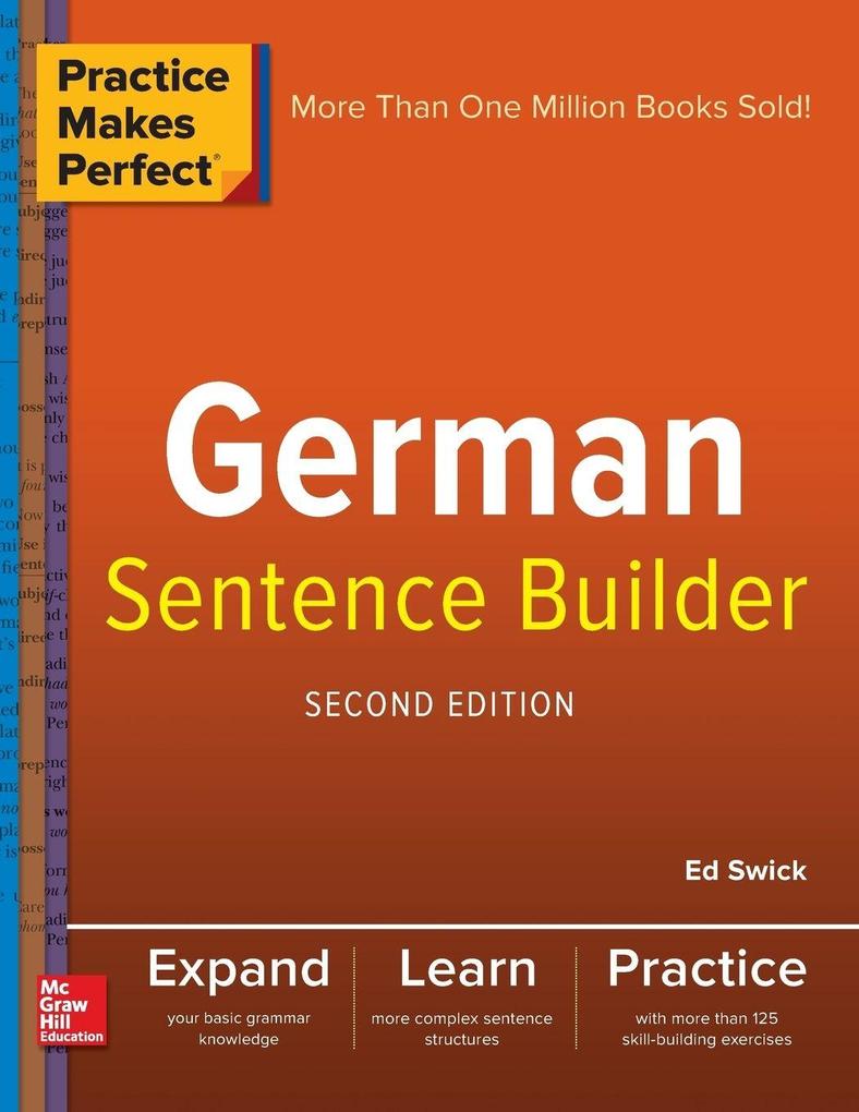 PRACTICE MAKES PERFECT GERMAN SENTENCE BUILDER