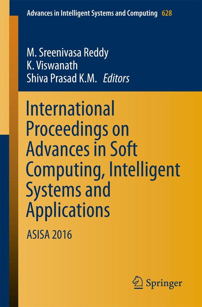 International Proceedings on Advances in Soft Computing Intelligent Systems and Applications