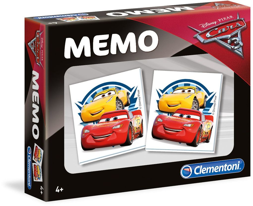 Clementoni - Memo Kompakt - Cars 3