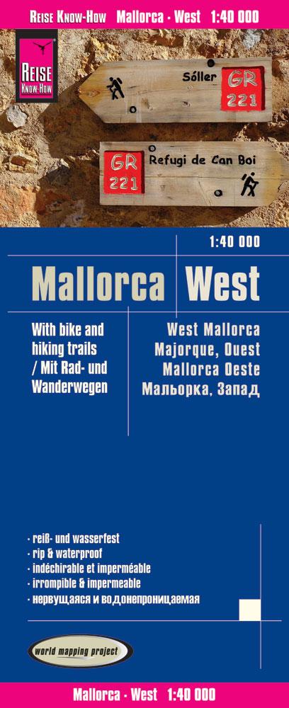 Reise Know-How Rad- und Wanderkarte Mallorca West (1:40.000)