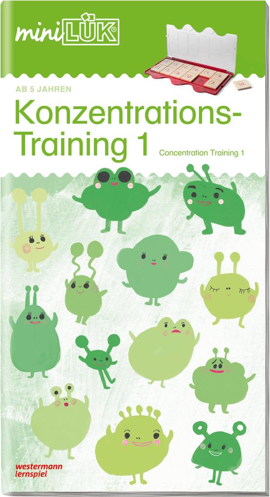 Image of miniLÜK Konzentrationstraining 1: für Vor- und Grundschulkinder / concentration training