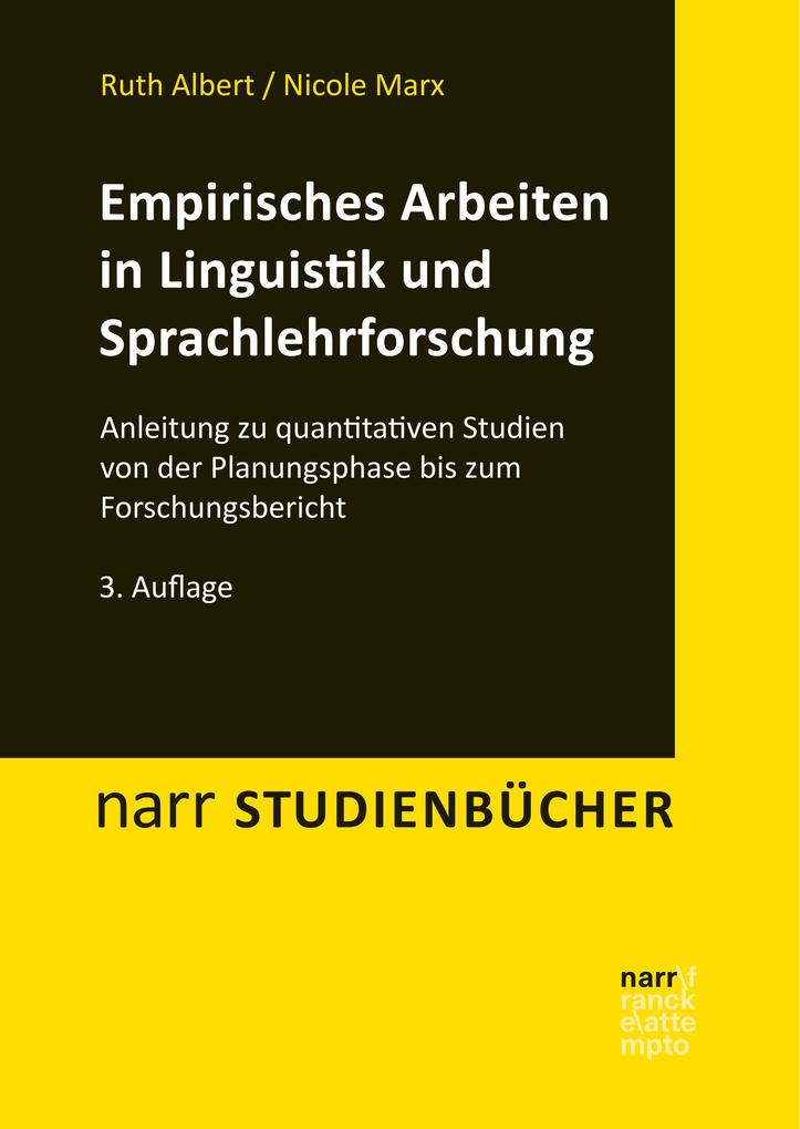 Empirisches Arbeiten in Linguistik und Sprachlehrforschung als eBook Empirisches Arbeiten in Linguistik und Sprachlehrforschung als eBook