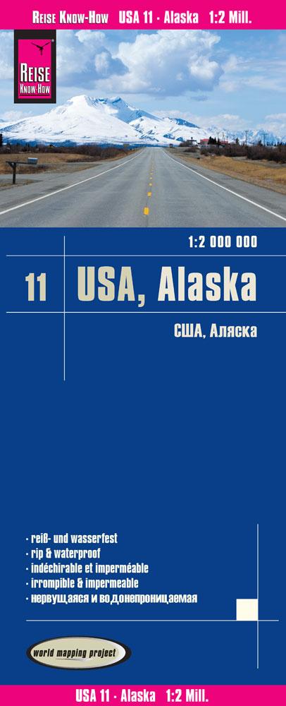 Reise Know-How Landkarte USA 11 Alaska (1 : 2.000.000)