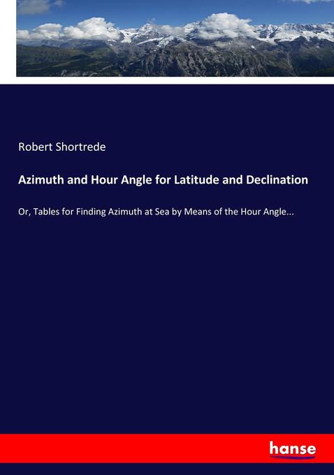 Azimuth and Hour Angle for Latitude and Declination