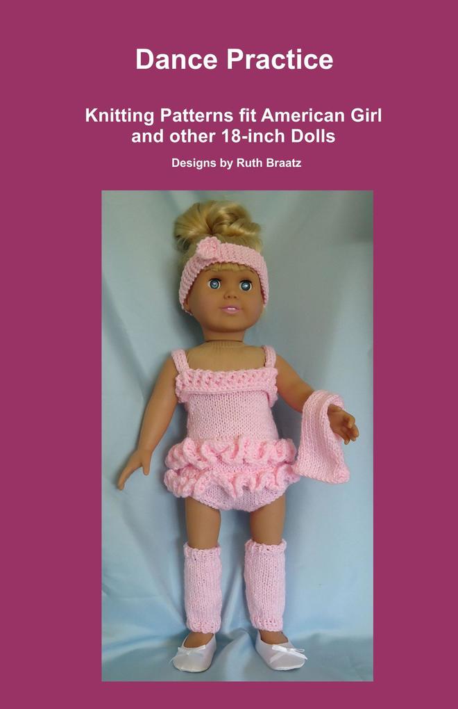 Dance Practice Knitting Patterns fit American Girl and other 18-Inch Dolls