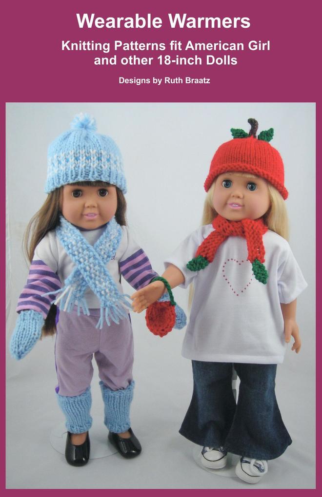 Wearable Warmers Knitting Patterns fit American Girl and 18-Inch Dolls