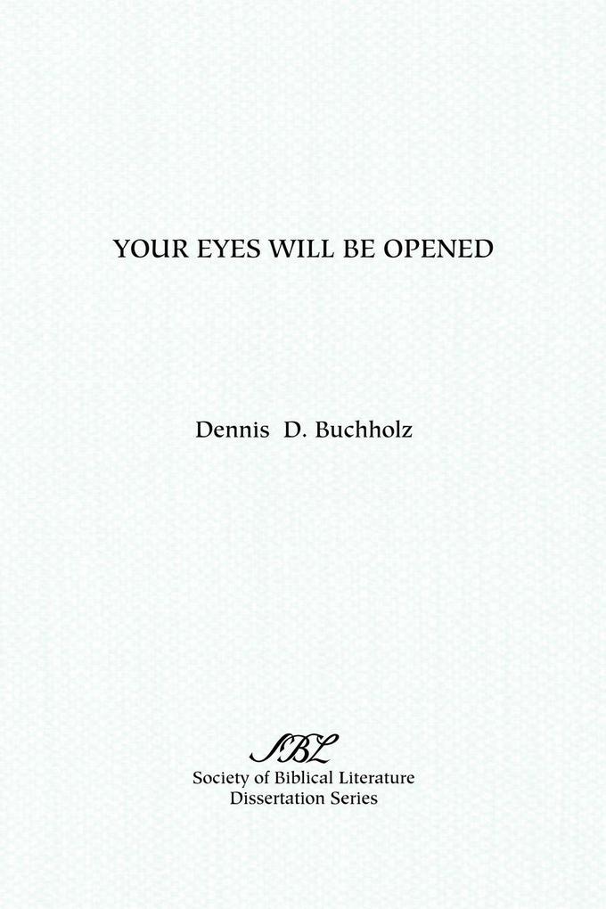 Your Eyes Will Be Opened