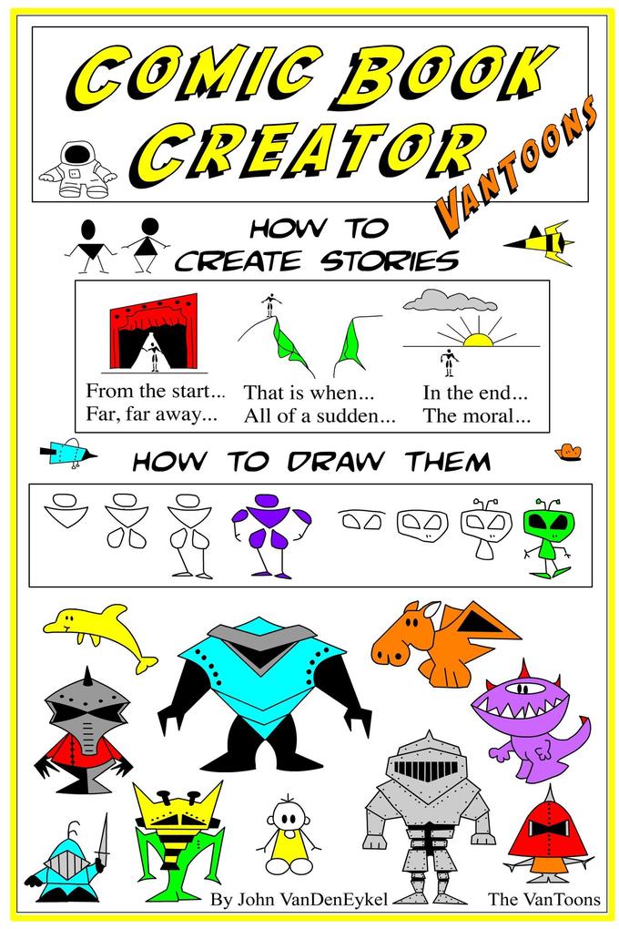 Comic Book Creator VanToons (How to Cartoon #4)