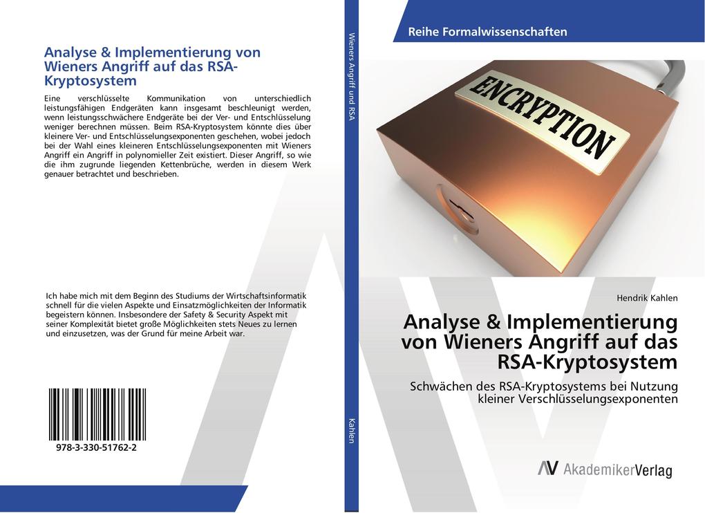 Analyse & Implementierung von Wieners Angriff auf das RSA-Kryptosystem