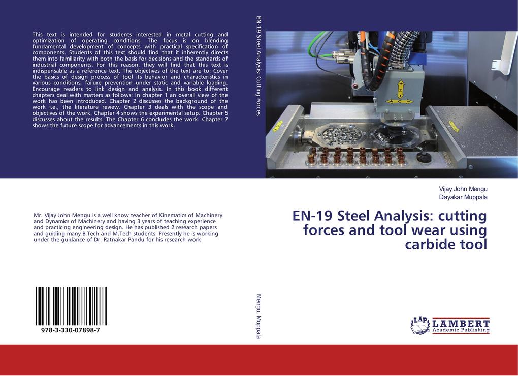 EN-19 Steel Analysis: cutting forces and tool wear using carbide tool